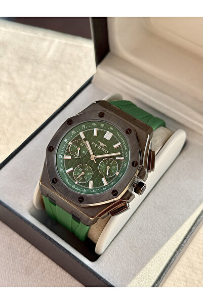 FERRO Yesil Silikon Kordon ERKEK Kol Saati FM43001D-ZJ