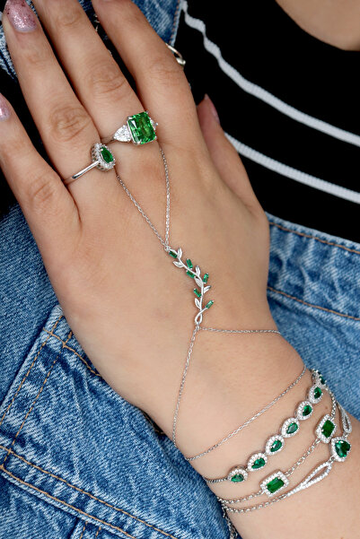 Silveranka 925 Ayar Gümüş Zeytin Dalı Şahmeran