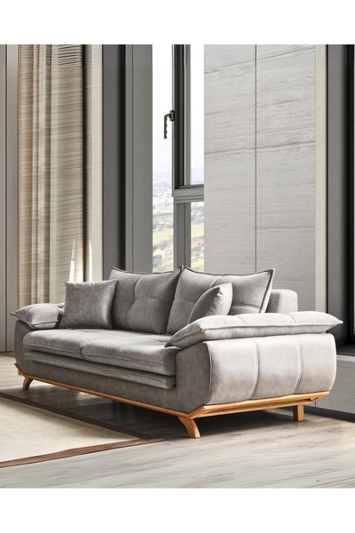 Velura Home & Living Azir Yataklı Koltuk & Bazalı Koltuk & Üçlü Kanepe (3'LÜ)...