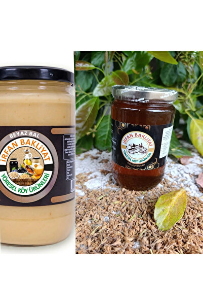 irfan bakliyat Beyaz Bal 850 gr - Karakovan Balı Süzme 850 Gr.; Net 1700 Gr.