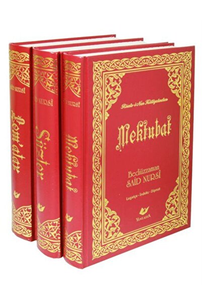 Yeni Asya Neşriyat Risalei Nur Külliyatı En Çok Okunan 3 Kitap Sözler, Lemalar, Mektubat Set & Yeni Tanzim-Büyük Boy...