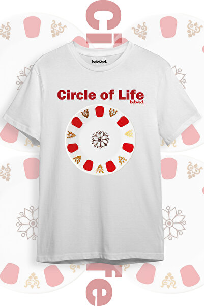 beloved.co Circle of Life Printed Tea Plate Unisex T-Shirt