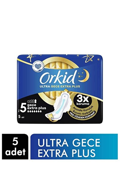 Orkid Ultra Extra Tekli Gece Extra Plus 5'li