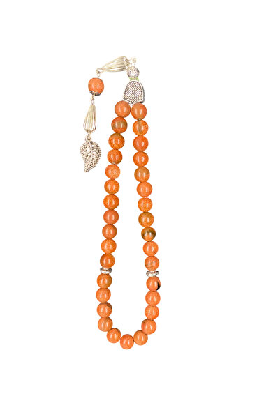 Evvel Aksesuar Brown Star Stone Prayer Beads