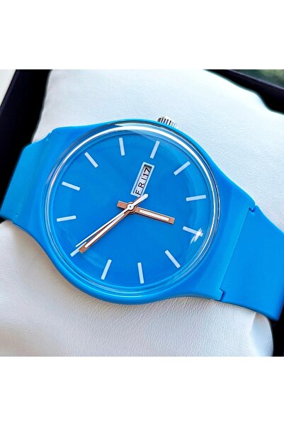 Weluxa Phosphorescent Scorpion Yelkovan Unisex Wristwatch with Silicone Band Calendar