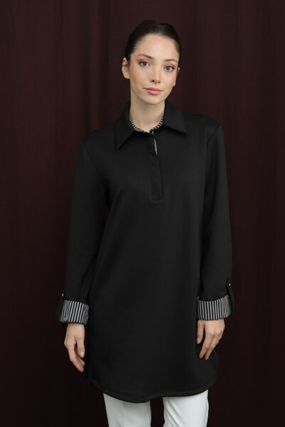 Puane Women's High-Level New Season Sweat Tunic with Breast Ring Detail