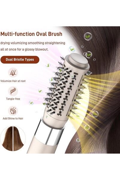 MESCOMB Ondulator Multistyler MESCOMB, 5-in-1, Styler Profesional, 110000 RPM, Uscator cu Ioni, Ondulator Au