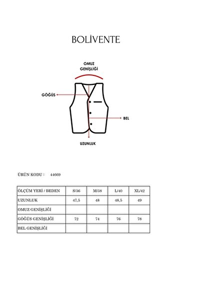 Bolivente Rose Detailed Women's Vest - Lined