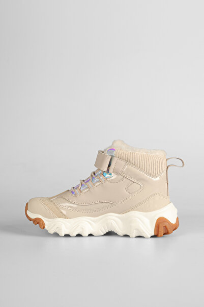 Vicco Radus Model Furry Light Phylon Unisex Παιδικές Μπεζ μπότες εξωτερικού χώρου