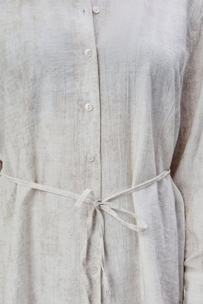 Bolivente Ecru Regular Batik Shirt Trousers Set