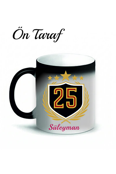 Kreax Sihirli Kupa Kişiye Özel Galatasaray Taraftarına Isim Kupa Bardak-25.şa...