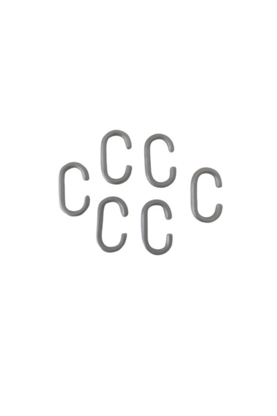 lexi Metal C Hook (20, 50, 100 Pieces) – Durable Hook for Hanging, Chains, Hobby and General Use