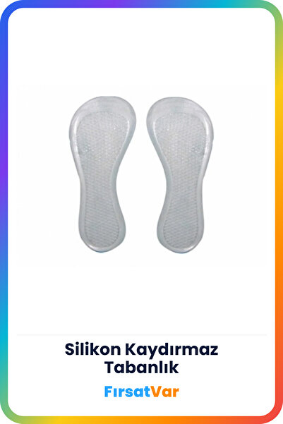 FırsatVar Silikon Kaydırmaz Tamboy Topuklu Ayakkabı Tabanı – Konforlu Ve Güve...