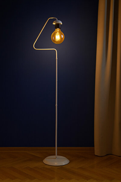 VENON Aydınlatma Lambader Retro Üçgen Kasa Beyaz 51628