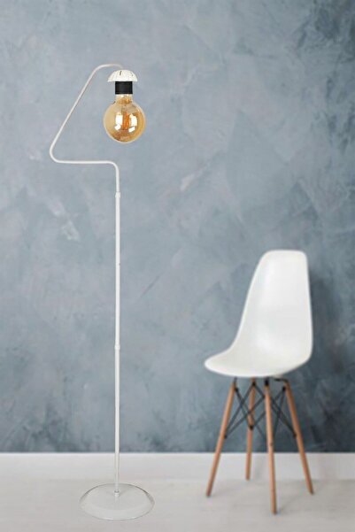 VENON Aydınlatma Lambader Retro Üçgen Kasa Beyaz 51628