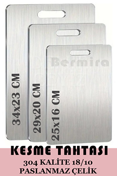 3 Pieces Stainless Steel High Level Quality Cutting Board Cutting Board