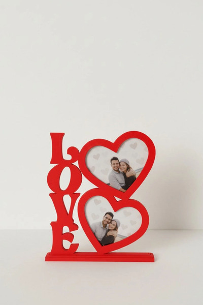 Printhane 3D Love Written Heart Frame – Decorative Object That Can Be Placed ...