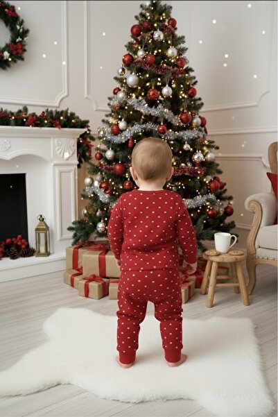 Balababy Bebek takım, Kız Bebek İkili Takım, Puantiyeli ikili takım, bebek eşofman takımı