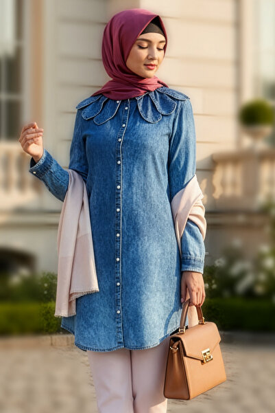 modacix تونيك نسائي من قماش الدنيم