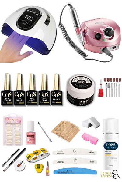 PRObeauty 23 Parça Profesyonel Protez Tırnak Seti (320W UV NAİL DRİLL PRO 5'L...