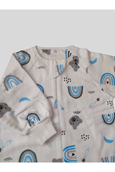 RUKİYE YAVUZ Pamuk Pazen Long Sleeve Winter Children's Baby Sleeping Bag 100% Cotton Special Design 20-24 °   Extra Soft