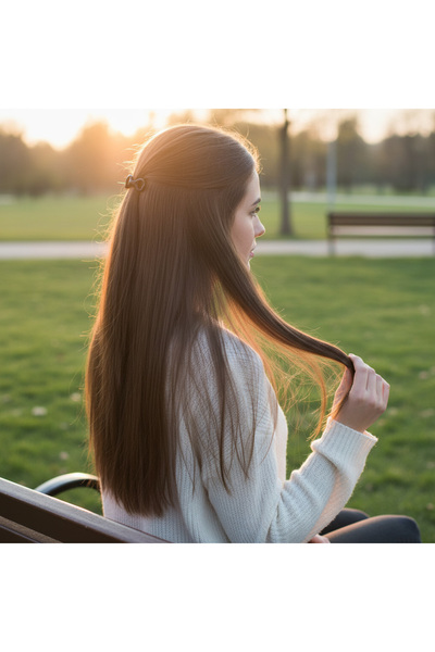 Ethab Ticaret فايبر سين فلات 8 قطع كبسولات / بني فاتح