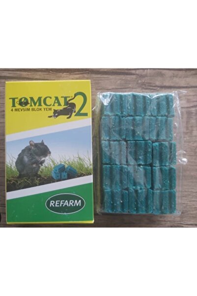 Refarm Tomcat2 Blok Fare Yemi İlacı 225gr İthal En Kaliteli İyisi Etkilisi