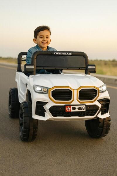dehkah 4x4 Electric Jeep for Kids - Sporty Dual Seat Design with Amazing LED Lights and Unlimited Power