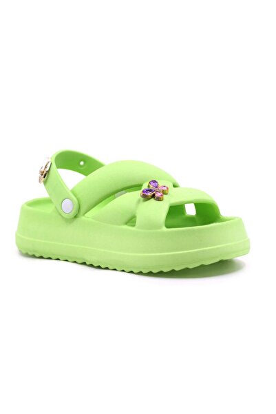 Riva Shoes Girls' Sandals Pool Beach Vacation Casual Summer Comfortable Non-Slip Sole Butterfly Detailed Slippers