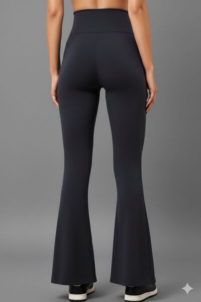 segiza Black High Waist Recovery Spanish Leg Leggings