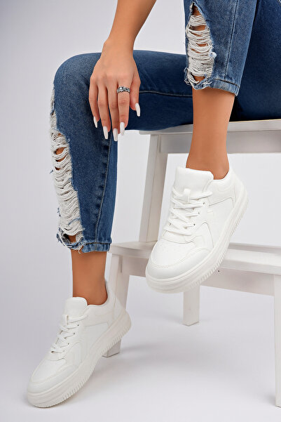 LANDSHOES White Women's Casual Sneaker Shoes