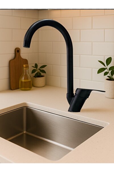 armour armatür Siyah Mutfak Eviye Bataryası