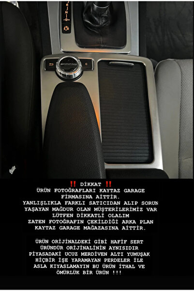 kaytaz Mercedes Sürgü Perde Orta Konsol Perde W204 W212 W207 Üst Düzey Kalite 1. Sınıf Sert Doku