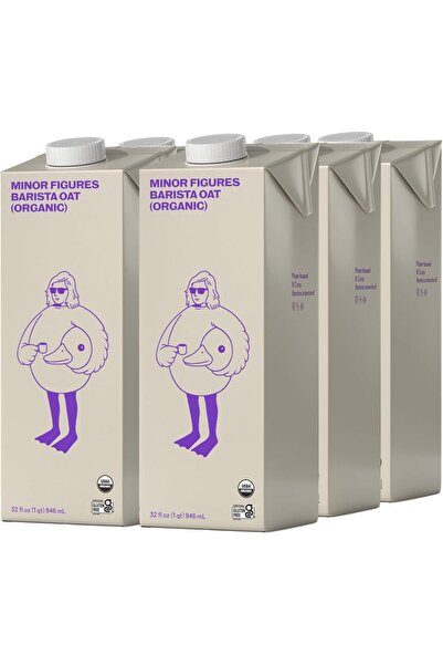minor figures حليب الشوفان العضوي