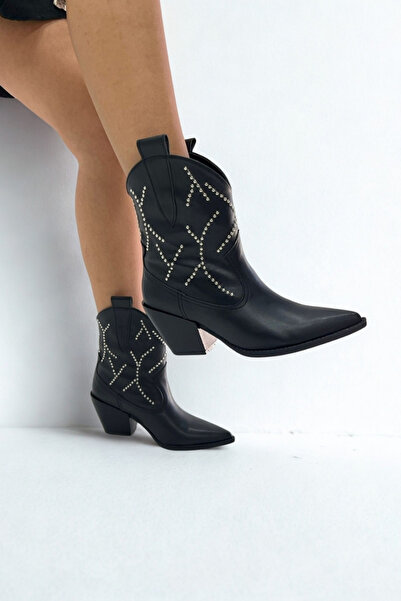 inizio Black Pin - Women's Western Boots (Y2006)