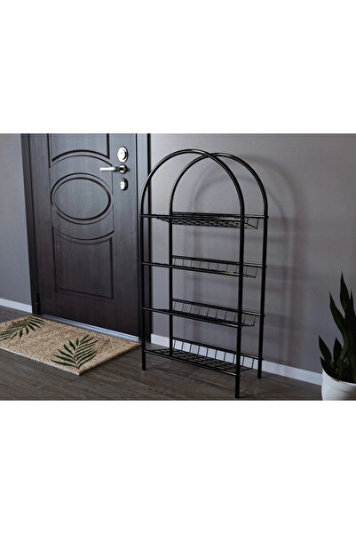 B&G Buğlem 3 Raflı Dekoratif Çok Amaçlı Metal Ayakkabılık