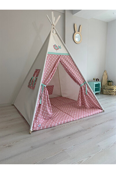 PAMUKA Oyun Çadırı Sevimli Kuş & Oyun Halısı