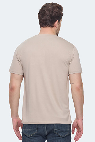 Slazenger Σετ KRATER με 2 ανδρικά μπλουζάκια μπεζ - σκούρο γκρι