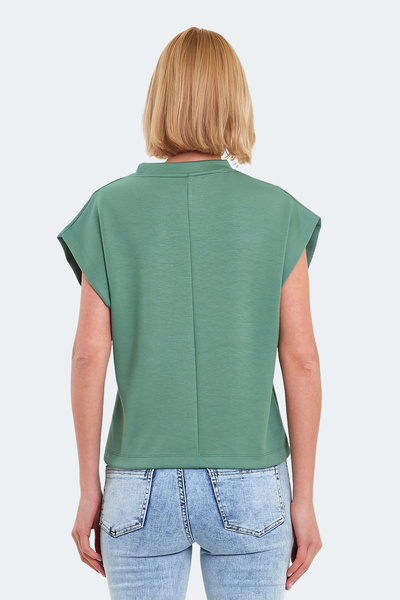 Slazenger Vincenza Women's Water Green T-Shirt