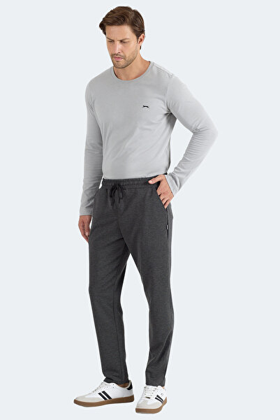 Slazenger IMPACTO I Erkek Siyah / Gri Eşofman Altı