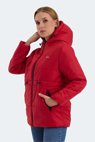 Slazenger Callu Women's Red Coat & Jacket
