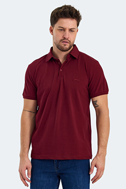 Slazenger Ανδρικό μπλουζάκι KLASSE IN σε μπορντό χρώμα