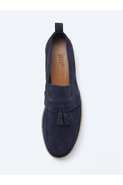 Kip Navy Blue Suede Smart Casual Shoes