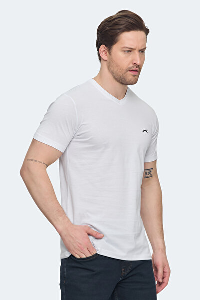 Slazenger Ανδρικό T-shirt Sargon Λευκό