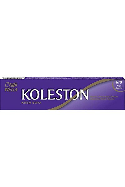 Wella Koleston Tüp Boya 50 ml - 6.0 Koyu Kumral