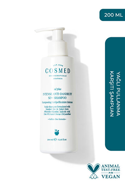 COSMED Sd Plus Intense Antı-Dandruff Sd+ Shampoo 200 ml