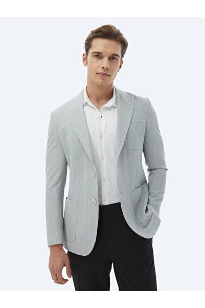 Kip Jachetă gri deschis, dreptă, modernă