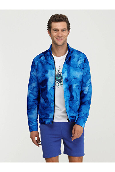 Kip Saks Regular Fit Stand Collar Casual Woven Παλτό