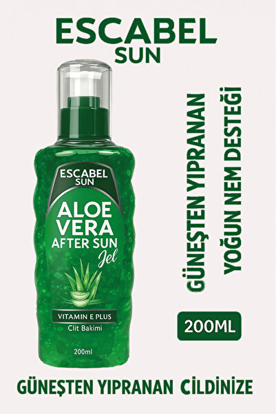 Escabel Sun Escabel Aloe Vera After Sun Gel Cream - Güneş Sonrası Aloevera Jel Krem