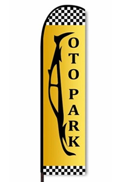 AYYILDIZ BAYRAKÇILIK OTOPARK YELKEN BAYRAK 75*300 (TEKLİ)